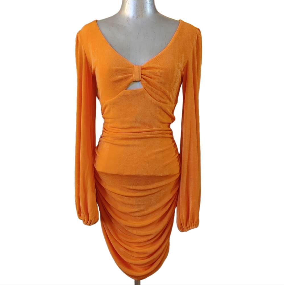Orange Hello Molly dress